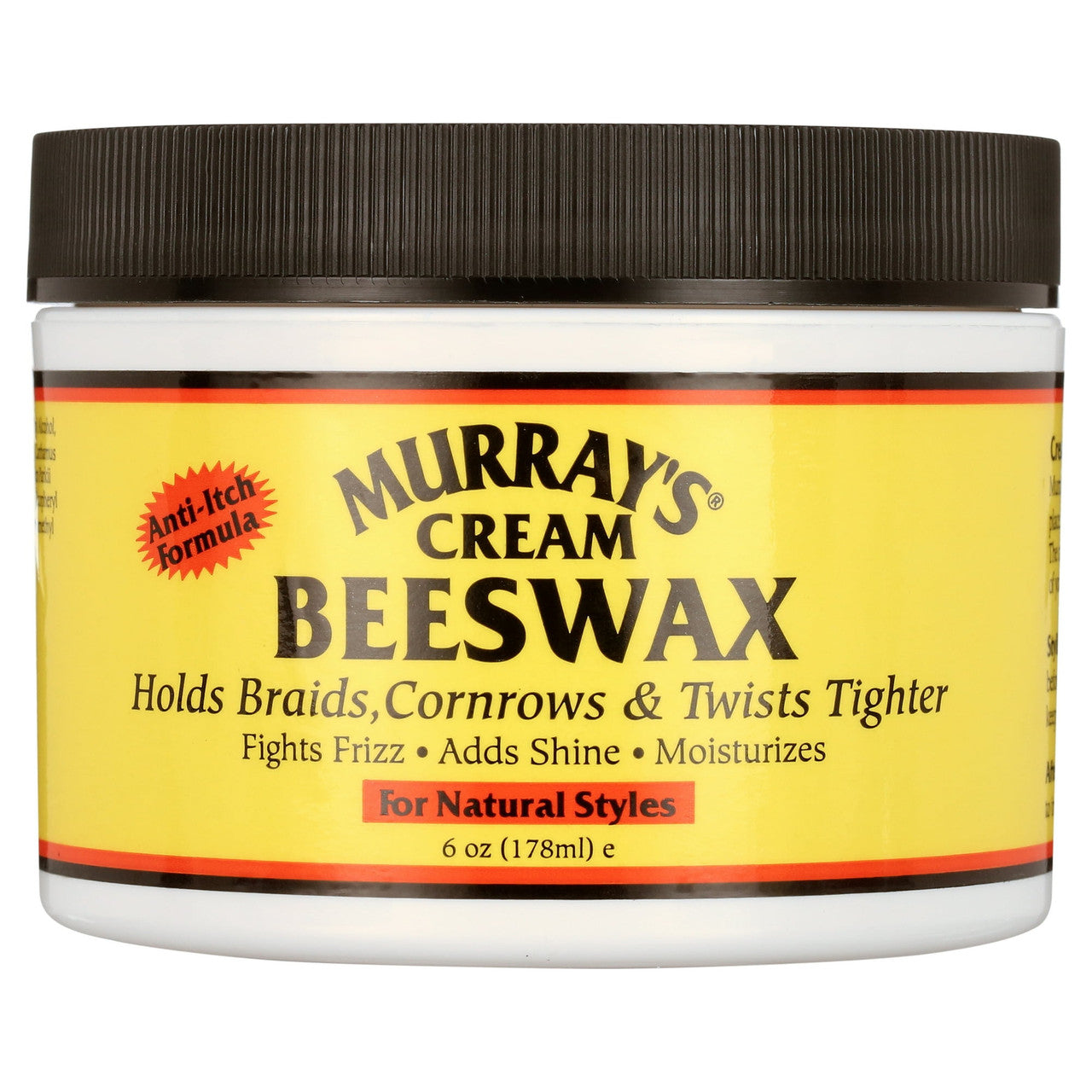 Murrays Beeswax Hair Cream For Health Of Scalp And Hair, 6 Oz